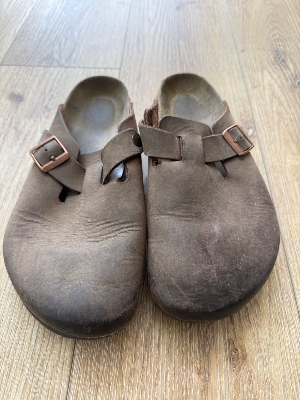 Birkenstock Boston Dark Brown Shoes